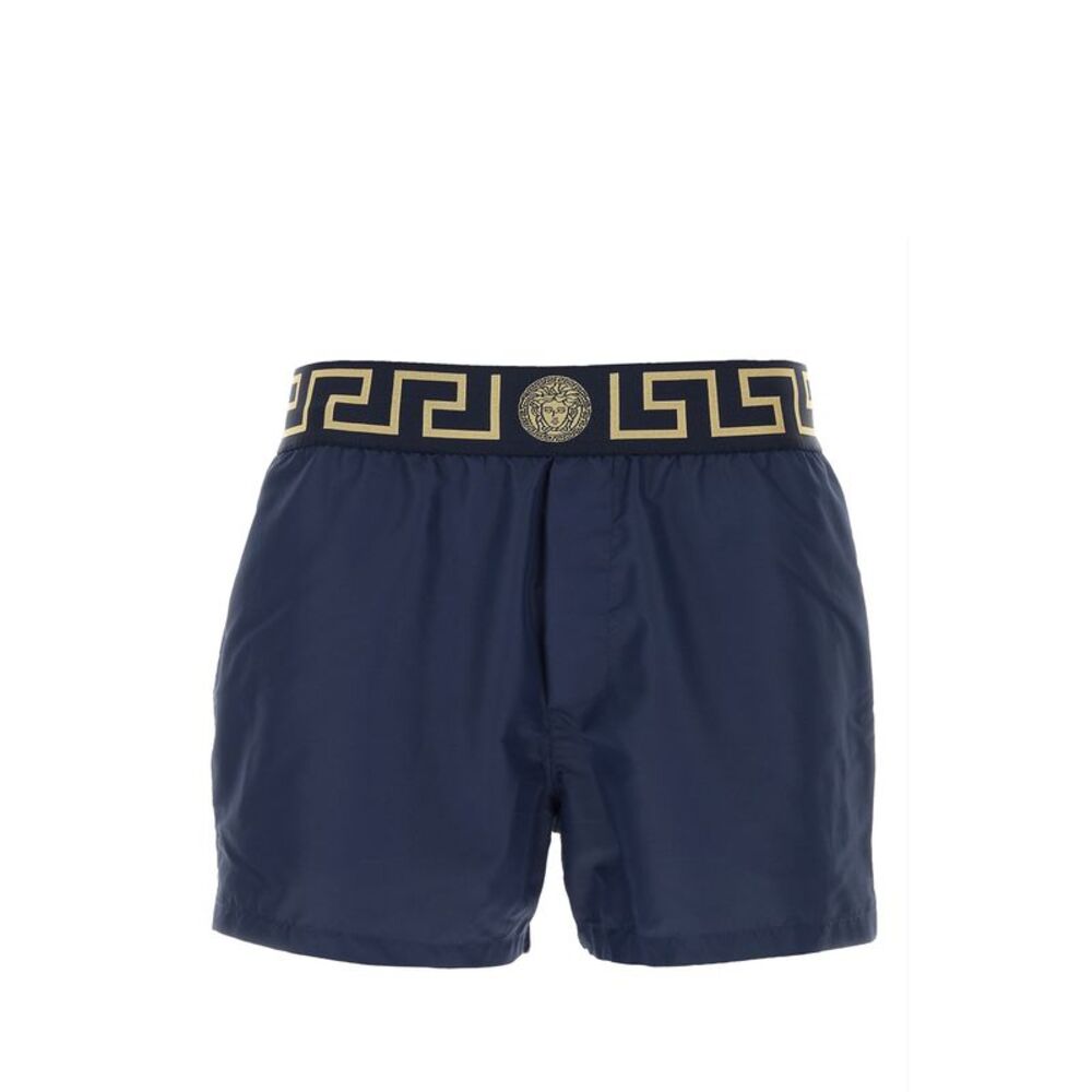 Versace Men Swim Short Boxer Poly Golfo Fabric - New Logo